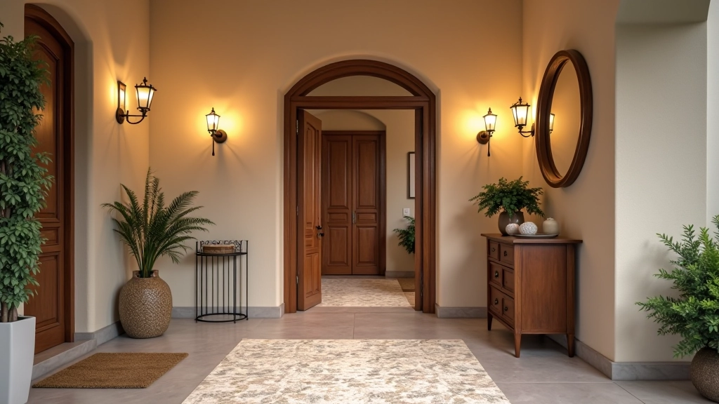 Ingresso accogliente e raffinato